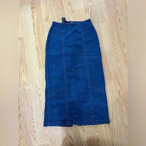 Vintage Lana Sport maxi skirt jeans Size 10